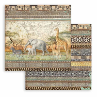 Stamperia Savana 12x12 Inch Paper Pack (SBBL103)